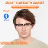 VR/AR Accessorise Nya Bluetooth Smart Glasses Men and Women Hörlurar Musik Trådlösa solglasögon Anti-Blue Light Lämplig för spelkörning 230812