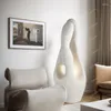 Vloerlampen industrieel vlak LED -lamp voor woonkamer decor