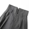 Spodnie damskie capris luźne w skafandrze w skafandrze w talii Spodnie damskie i jesienne gorset kombinezon temperament zwykłego rzodkiewki Pants 230812