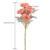 Decorative Flowers Simulation Silk Flower Wedding Party Home Living Room Dining Table Decoration Fake High Quality Artificial