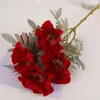 Flores decorativas Simulação de seda Flor de casamento Party Home Sala de estar Mesa de jantar decoração Fake de alta qualidade artificial
