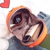 Anhänger Halsketten kreative orange Form Frauen Umhängetaschen Designer -Ketten Messengerbeutel lustige Damen Crossbody weibliche schicke kleine Geldbörsen