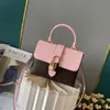 Designerbeutel Blume braun drei in einer Umhängetasche sieben Farbschultergurt Clutch Combo geprägt Mode Luxus Multi Pochette Damen Messenger Beutel Brieftasche