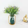 Декоративные цветы 1 шт. Искусственное симуляция Gypsophila DIY Свадебный букет фальшивый растение пластиковая трава для отделки сада на открытом воздухе