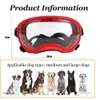 Hondenkleding Janpet Dog Goggles huisdierglazen hond mode sport sporten zonnebril verstelbare riem voor middelgrote/grote honden skiën tactische bescherming 230812