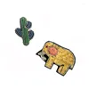 Broches handgemaakte kralen kristal olifant cactus broche stickers kleding accessoires diy tas hoed decoratie