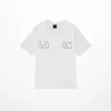 Chemises Lanvins T-shirts pour hommes T-shirts classiques de mode de créateur Lettre de poitrine imprimée Chemise Lanvin High Street Lanvis T-shirts Chaussures Coton T-shirts amples Coton 8083