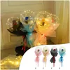 Decorative Flowers Artificial Holiday Luminous Rose Gift Wedding Party Decorate Decoration LED Fall Fillers For Centerpieces