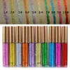 Eye ShadowLiner Combination 1012 Colors Matte Eyeliner Set Glitter Makeup Waterproof Colorful Liquid Crystal Diamond Liner Pen Gel Make Up Cosmetics 230812