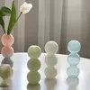 Wazony bąbelkowy szklany wazon wazon Ins Crystal Ball Butelka Kolorowa sztuka Flower Ware Hydroponika Ozdoby Kreatywne wystrój domu 230812