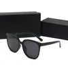 Design Brand Round Sunglasses of Women UV400 Eyewear Metal Gold Frame Glasses Men Mirror glass Lens Sunglass with box