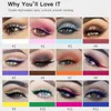 Lid Shadowliner Kombination 12 Farben Matt Eyeliner Flüssiger wasserdicht leicht zu tragen Make -up Liner Blau rot grün braun Farbe 230812