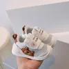 First Walkers Summer Baby Shoes Mesh Breathable Toddler Kids Cute Bear Soft Sole Outdoor Tennis Fashion Little Girls Boys 230812