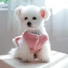 Robe de vêtements pour chiens élégant sweet ladylike animaux de compagnie décoration jupe pour animaux de compagnie pour en peluche