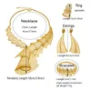 Necklace Earrings Set Africa Women's Jewelry Italian Design Bangle Ring Nigeria Style