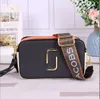 Designer Snapshot Multicolor Schoudertassen Camera Vrouwen mode Tie Dye Luxe PU Leather Crossbody Glitter Riem Turnus Gray Bag K230813