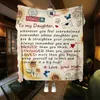 Factory Direct Supply Flannel Envelope Gift for Wife and Daughter Printed Blanket Sofa Air Conditioning Cover Blanket Nap Blanket 100*150