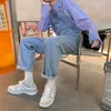 Мужские брюки Lappster Harajuku Y2K хип -хоп джинсовая ткань 2023 г. Общая уличная одежда причинную одежду Джинсы корейская модная мешковатая 2XL 230812