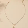 Pendanthalsband Pearl Flower Necklace Korean version Dripping Oil Chrysanthemum Choker CollarBone Chain Net Celebrity Niche