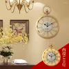 Wall Clocks Old Retro Style Clock Vintage Luxury Kitchen Silent Unusual Designer Watch Hall Stylish Horloge Murale Home Decoration