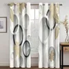 Sheer Curtains Abstract Geometric Rhombic Funny Cat Modern Drape Two Thin Window for Living Room Bedroom Decor 2 Pieces 230812