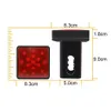 12V 12V 12LED / 15led Car Stop Fights Forme pour la remorque TRAVAIL TRAVAIL LAMPE LAMPE DE TEMPRE ARRIÈRE