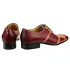 Платье обуви Brogue Shoes Summer Retro Double Parquet Color Men's Formal Dress Banquet Свадебная вечеринка подлинная кожаная обувь 230812