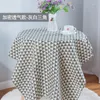 Table Cloth Plaid Decorative Cotton Linen Tablecloth Sofa Cover DIY Curtain Bag Pillow Wedding Dining Background INS Desk