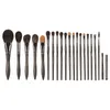 Make -up -Werkzeuge 20pcs Set Tierhaarholzpulver Pinsel Full Set Highlight Basis Make -up Pinsel Augenbrauen Lidschatten Lippenkosmetikwerkzeuge Kit 230812