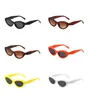 1pcs yaz kadın moda kaplama güneş gözlüğü antiglare sürüş beyaz kırmızı gözlük bayanlar binicilik cam plaj bisiklet düzensiz göz aşınma dikdörtgen küçük UV gözlükler