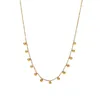 Strand Stainless Steel PVD 18K Gold Plated Tarnish Waterproof Beads Chain Necklace For Woman Jewelry Wholesale Trendy