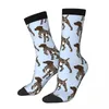 Men's Socks Cute German Shorthaired Pointer Design Harajuku High Quality Stockings All Season For Man's Woman's Birthday Present