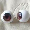 Dolltillbehör Dollögon Harts Pure Circle Eyeball 16/18/22/24mm DIY Handgjorda docktillbehör Ögonbollar för BJD -docka Gipsögon 230812