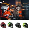 猫の衣装アトバン小さなペットモーターサイクルヘルメット猫犬子犬ミニヘルメットフルフェイスオートバイヘルメット屋外ヘッド保護ペットハードハット230812