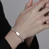 Bracelets de liaison en acier inoxydable de la mode de haute qualité pour hommes mâle punk courb de la chaîne cubaine sur la tendance cadeau bijoux en gros