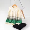 남자 스웨터 2023 가을/겨울 클래식 패션 인쇄 탄성 스웨터 캐주얼 느슨한 따뜻한 고품질 대형 크기 3xl