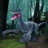 ElectricRC Animals Children's Remote Control Dinosaur Toy Model Velociraptor Animal Simulation Large Joint Movable Light 230812