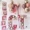 Outros suprimentos de festas de evento decorações de aniversário de balão letra letra de moldura Mosaic Número da caixa de enchimento Casamento de aniversário de chá de bebê 230812