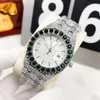 Coole Iced Out Uhren für Männer Luxus Hip Hop Diamant Uhr Kalender Quarz Armbanduhren Geschenk Relogio Masculino Drop Shipping 41mm
