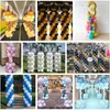 Altre forniture per feste di eventi 2 m palloncini telescopici regolabili a supporto per palloncini bastoncini fai da te decorazione di compleanno di base fissa 230812