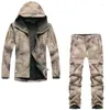 Racesets camouflage militaire uniform winter thermisch fleece tactische kleding US Army Soldier Combat Suits Pakken Outdoor Training