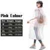 Raincoats Fashion Women Transparent Eva Plastic Man Raincoat Travel Vattentät regnkläder Vuxen kan hålla ryggsäck Regnrock 230812