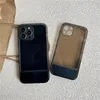 Стенд с кронштейном прозрачный силиконовый телефон для iPhone 15 14 13 12 Pro Max 11 7 8 плюс XS XS SE CLEAR Soft Shock -Resection Защищенная задняя крышка