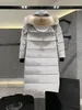 Femmes Down Designer Sweat à capuche Femmes manches longues chaud coupe-vent luxe doudoune manteau matériel blanc duvet d'oie taille Xs-xl