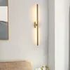 Vägglampor Modern LED Långt sconce ljus för badrum sovrum vardagsrum hall lampdekoration belysning armatur inomhus spegel konst