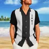 Men's Casual Shirts Make A Statement With Our Vintage Bowling Shirt Hawaiian Short Sleeve Button Down Talks Cool And Comfort