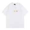 Kith Short-SleevedTシャツ夏2022年新しいルーズ韓国語バージョンHarajuku Wind Screen Red Print Versatile TrendXymq