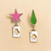 Dangle Earrings 20 Pairs Anime Hisoka Star And Tear Drop Poker Joker Woman Man Cosplay Costume Jewelry Gift