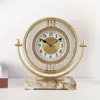 Tabel klokken moderne woonkamer luxe Noordse bureaublad bedbed creatief retro orologio casa kantoor decoratie qf50tc