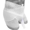 Underpants Lace Sexy Mens Boxer Shorts biancheria intima Penis Casella per guaina Fanciullacile da femminomaglie erotica Bikini Costume per adulti divertenti